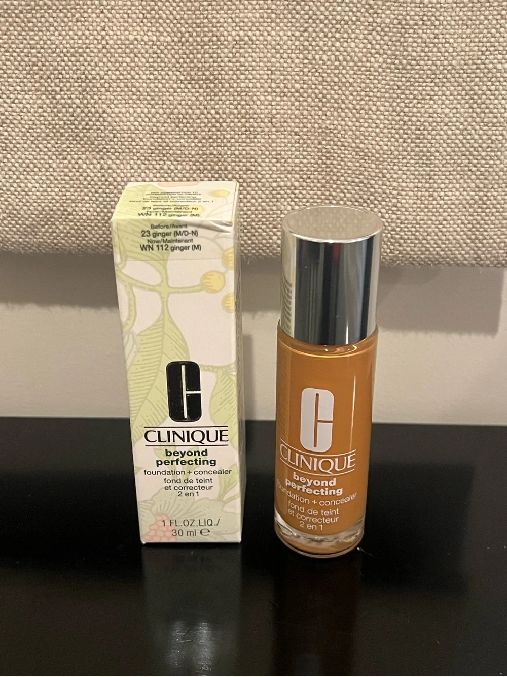 Clinique Beyond Perfecting Foundation + Concealer - Warm Beige Ginger WN 112